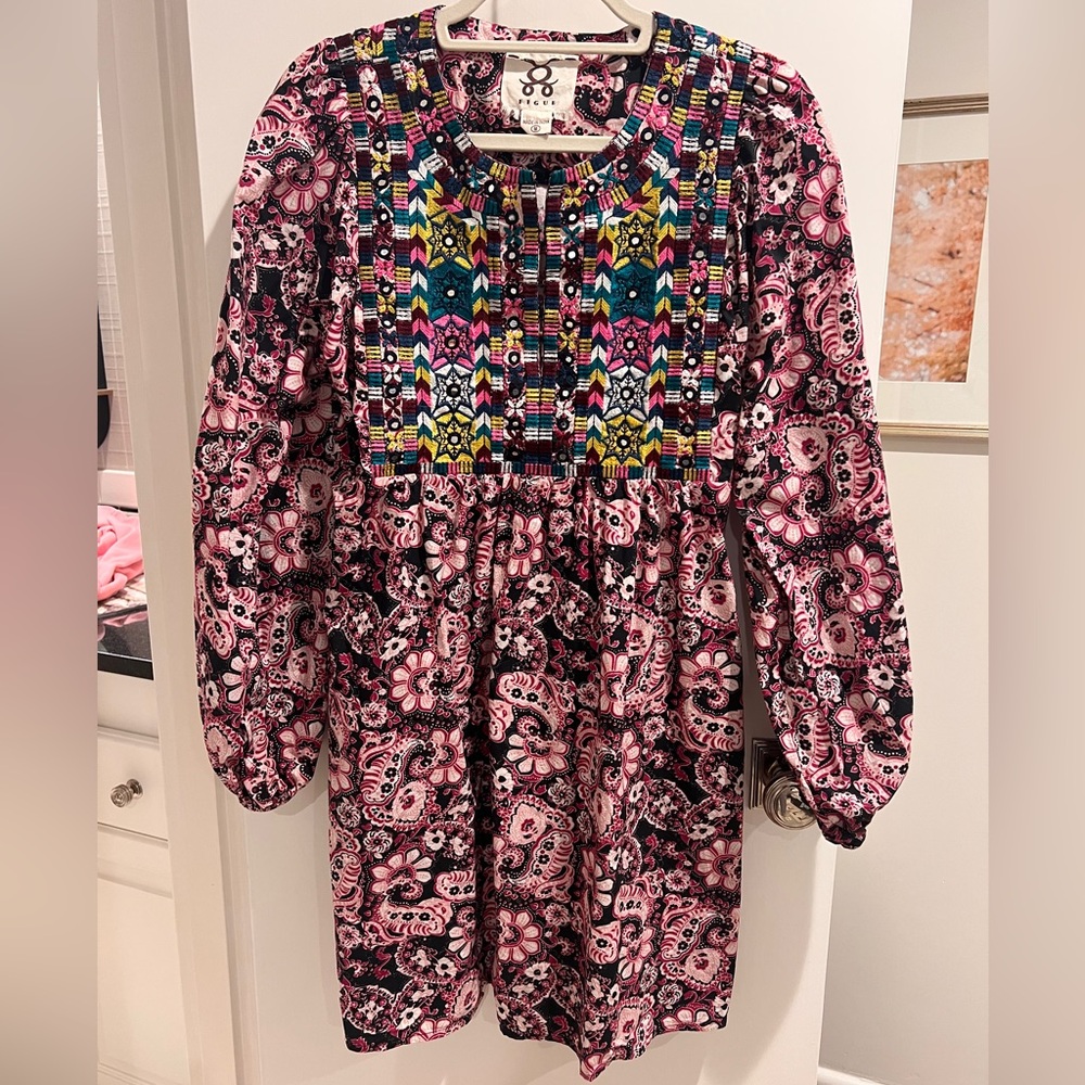 FIGUE Floral Print Dress - Sz Medium